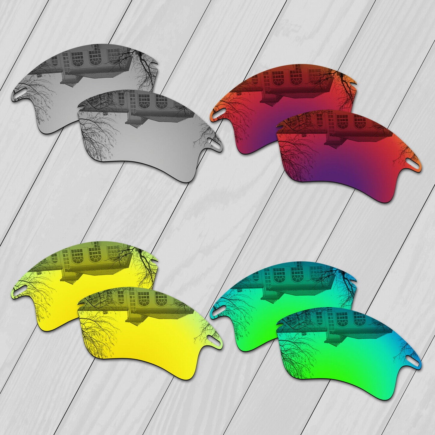 POLARIZED Replacement Lenses For-Oakley Fast Jacket XL OO9156 Anti-Scratch