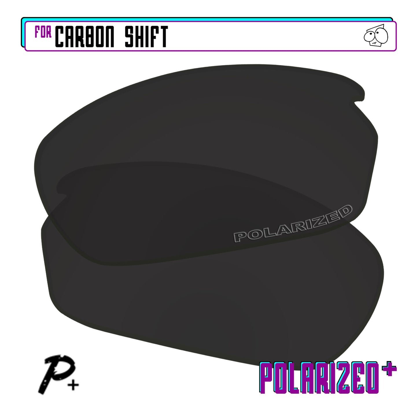 POLARIZED+ Replacement Lens For-Oakley Carbon Shift Sunglass Anti-Scratch