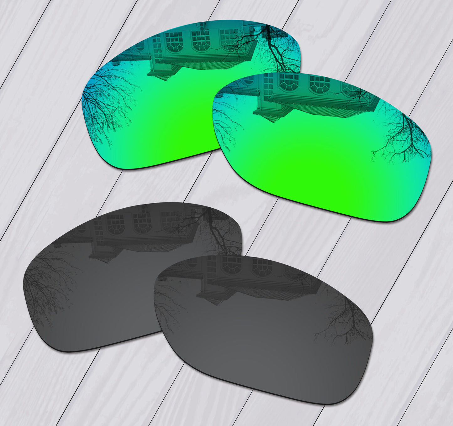POLARIZED Replacement Lot Lenses For-Oakley Pit Bull OO9127 Anti-Scratch