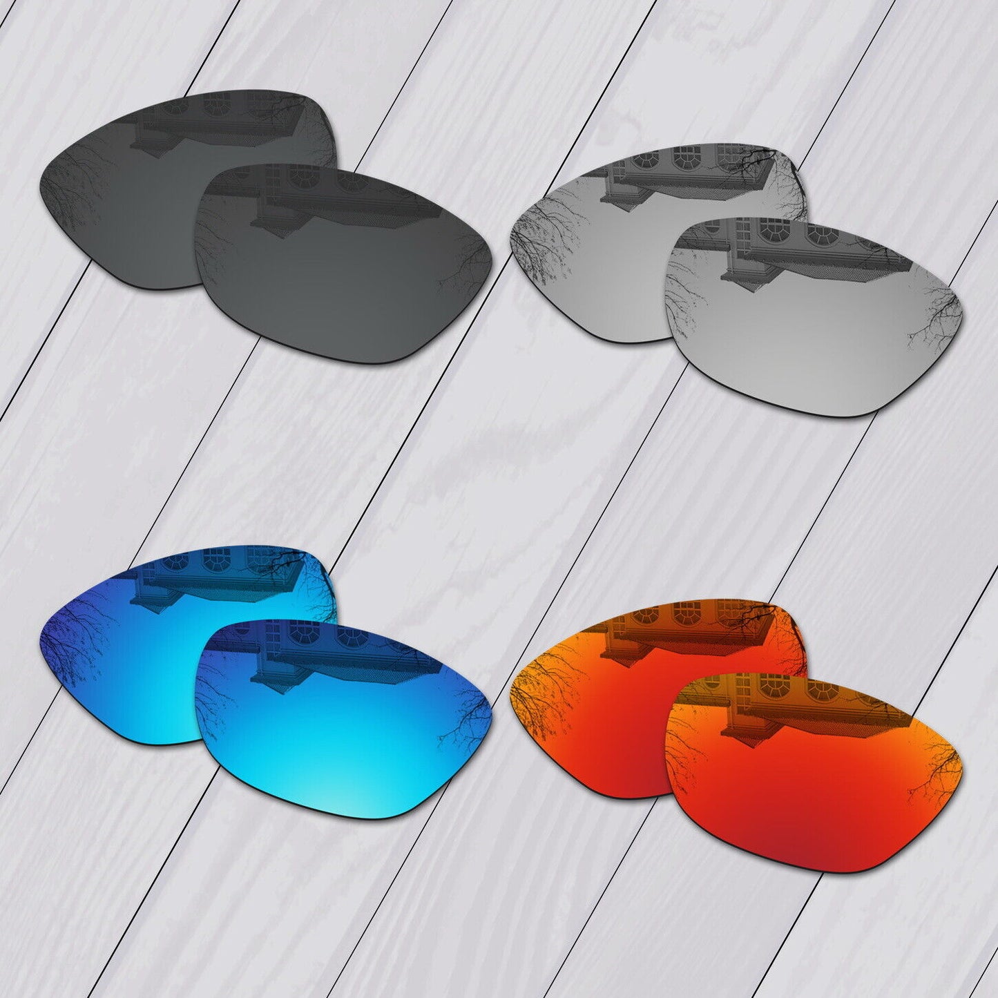 POLARIZED Replacement Lenses For-Oakley Jupiter Sunglasses Anti-Scratch
