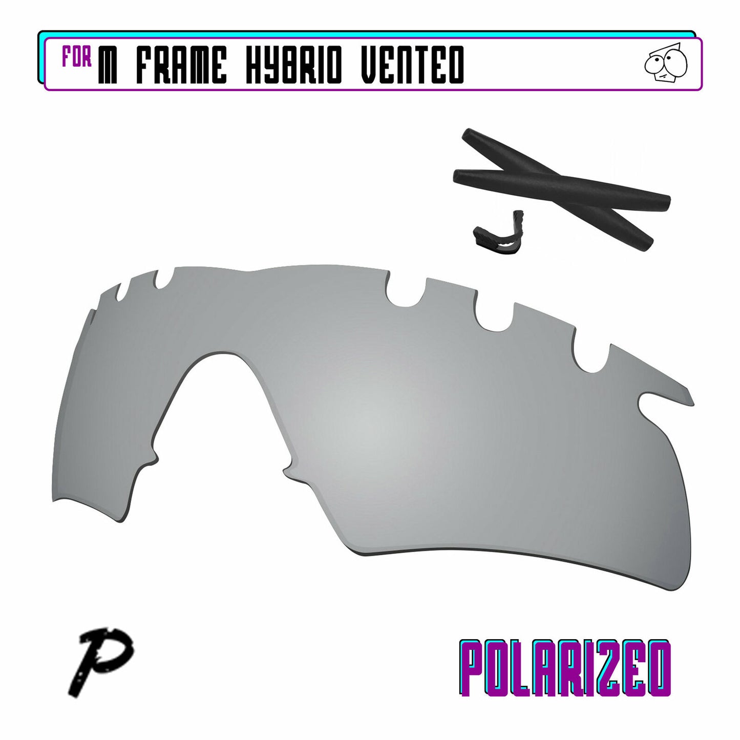 POLARIZED Replacement Lenses & Kit For-Oakley M Frame Hybrid Vented Anti-Scratch