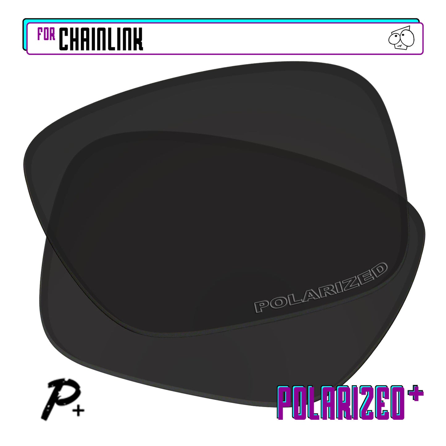 POLARIZED+ Replacement Lens For-Oakley Chainlink Sunglass Anti-Scratch