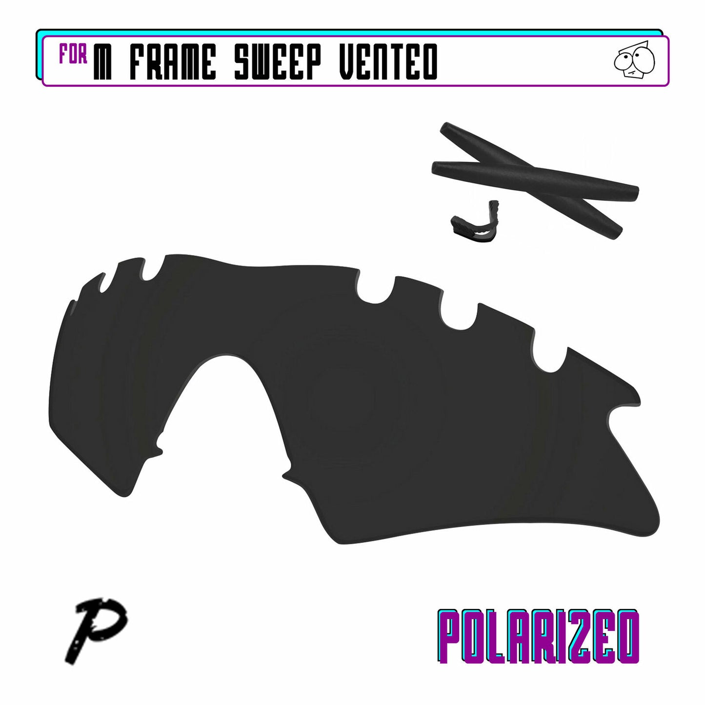 POLARIZED Replacement Lenses & Kit For-Oakley M Frame Sweep Vented Anti-Scratch