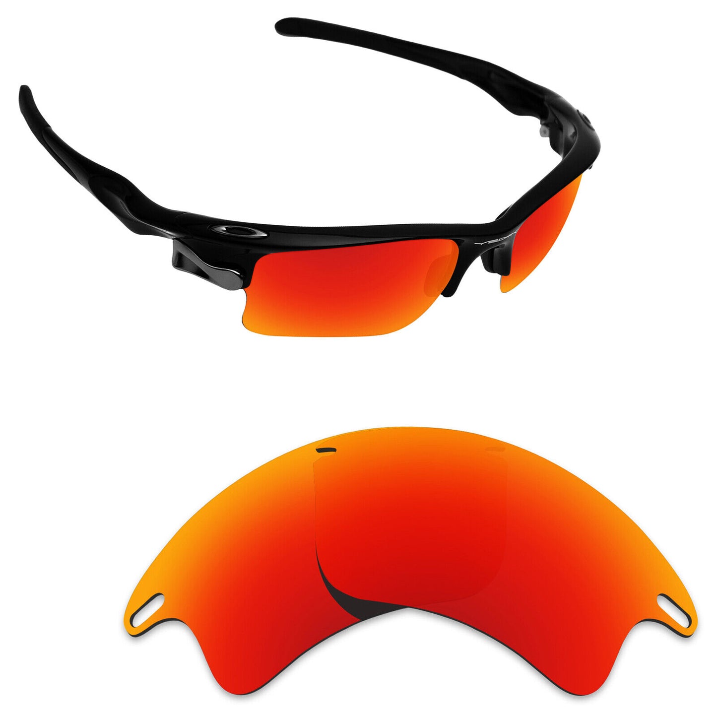 Hawkry Polarized Replacement Lens for-Oakley Fast Jacket XL OO9156 - Options