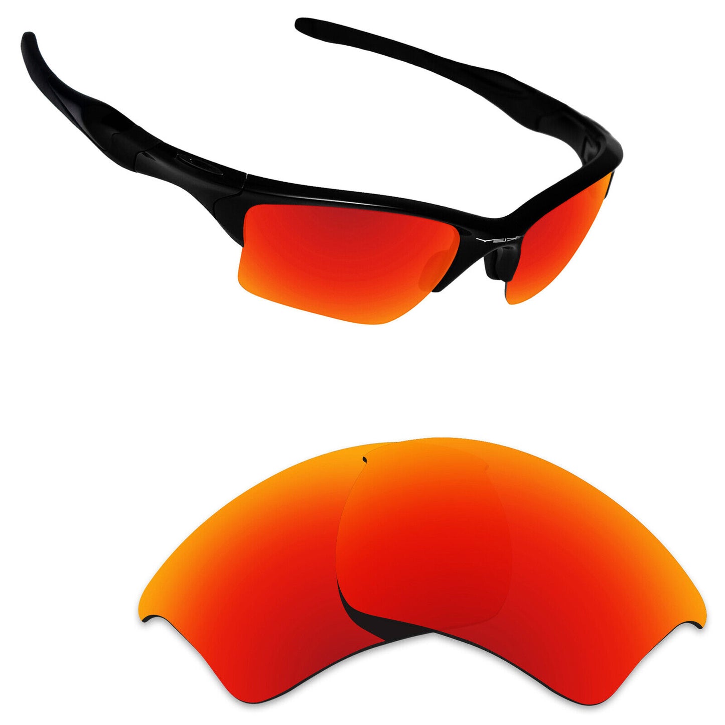 Hawkry Polarized Replacement Lens for-Oakley Half Jacket 2.0 XL OO9154 - Options