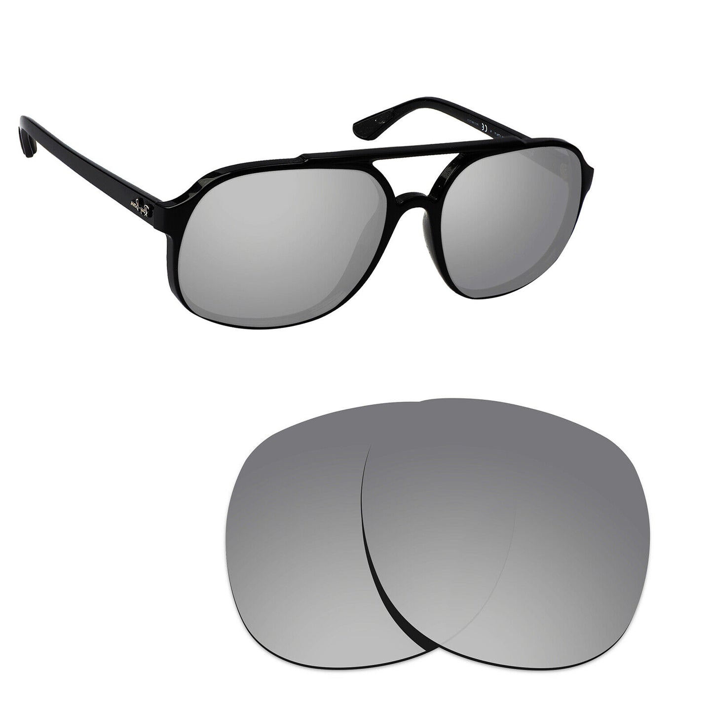 Hawkry Polarized Replacement Lenses for - RayBan-RB4312-57 Sunglass - Multiple