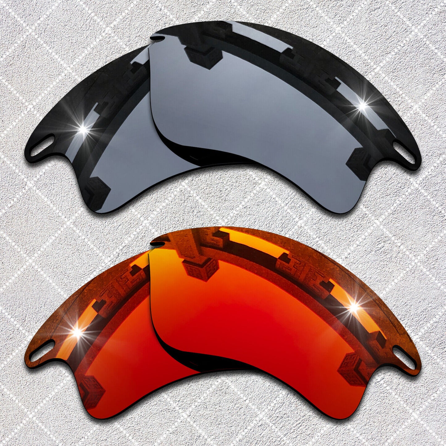 HeyRay Replacement Lenses for Fast Jacket XL OO9156 Sunglasses Polarized-Options