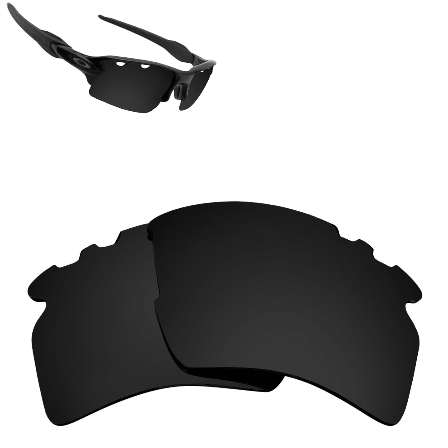 LenSwitch Replacement Lenses for Oakley Flak 2.0 XL Sunglasses Multi-Color