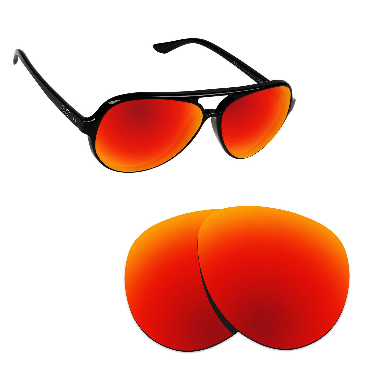 Hawkry Polarized Replacement Lenses for - RayBan-RB4125-59 Sunglass - Multiple