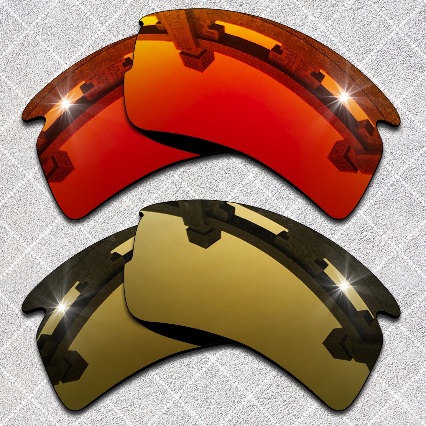 HeyRay Replacement Lenses for Flak 2.0 XL OO9188 Sunglasses Polarized - Options