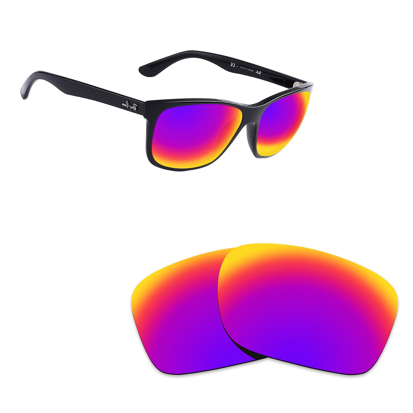 Hawkry Polarized Replacement Lenses for - RayBan-RB4181-57 Sunglass - Multiple