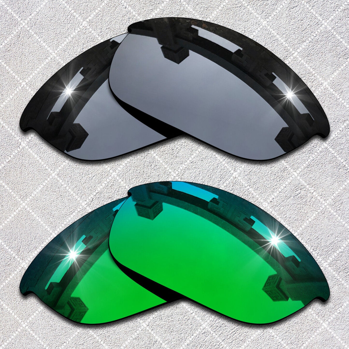 HeyRay Replacement Lenses for Half Jacket Sunglasses Polarized - Options