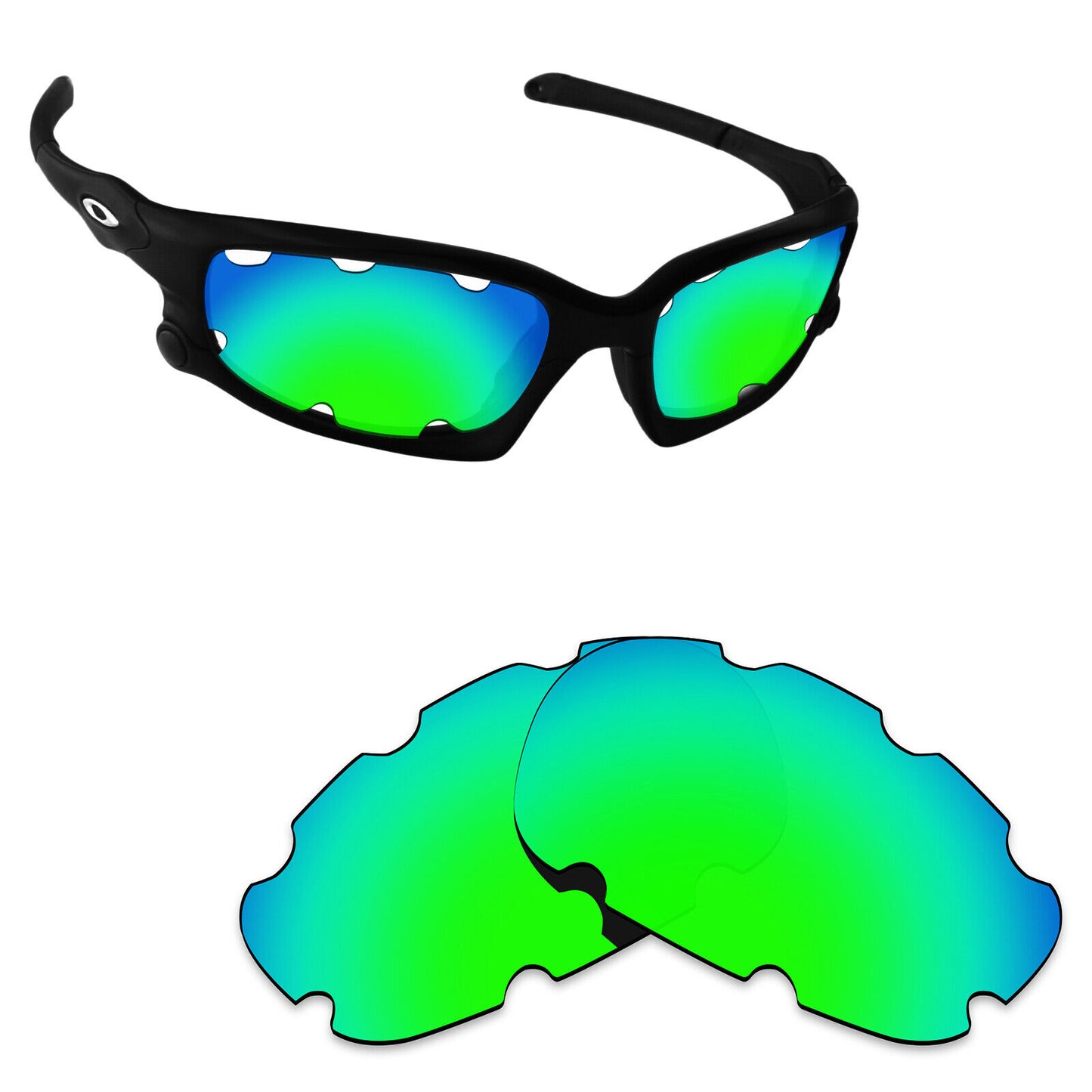 Hawkry Polarized Replacement Lens for-Oakley Split Jacket Vented OO9099 Multiple