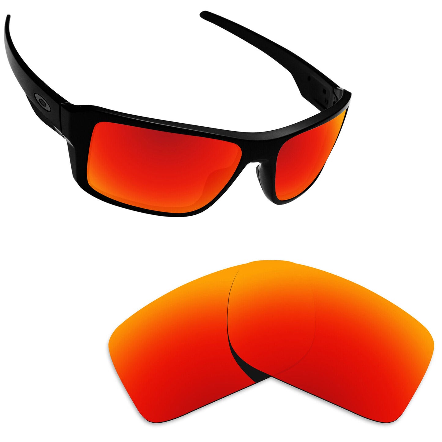 Hawkry Polarized Replacement Lenses for-Oakley Double Edge OO9380 - Multiple