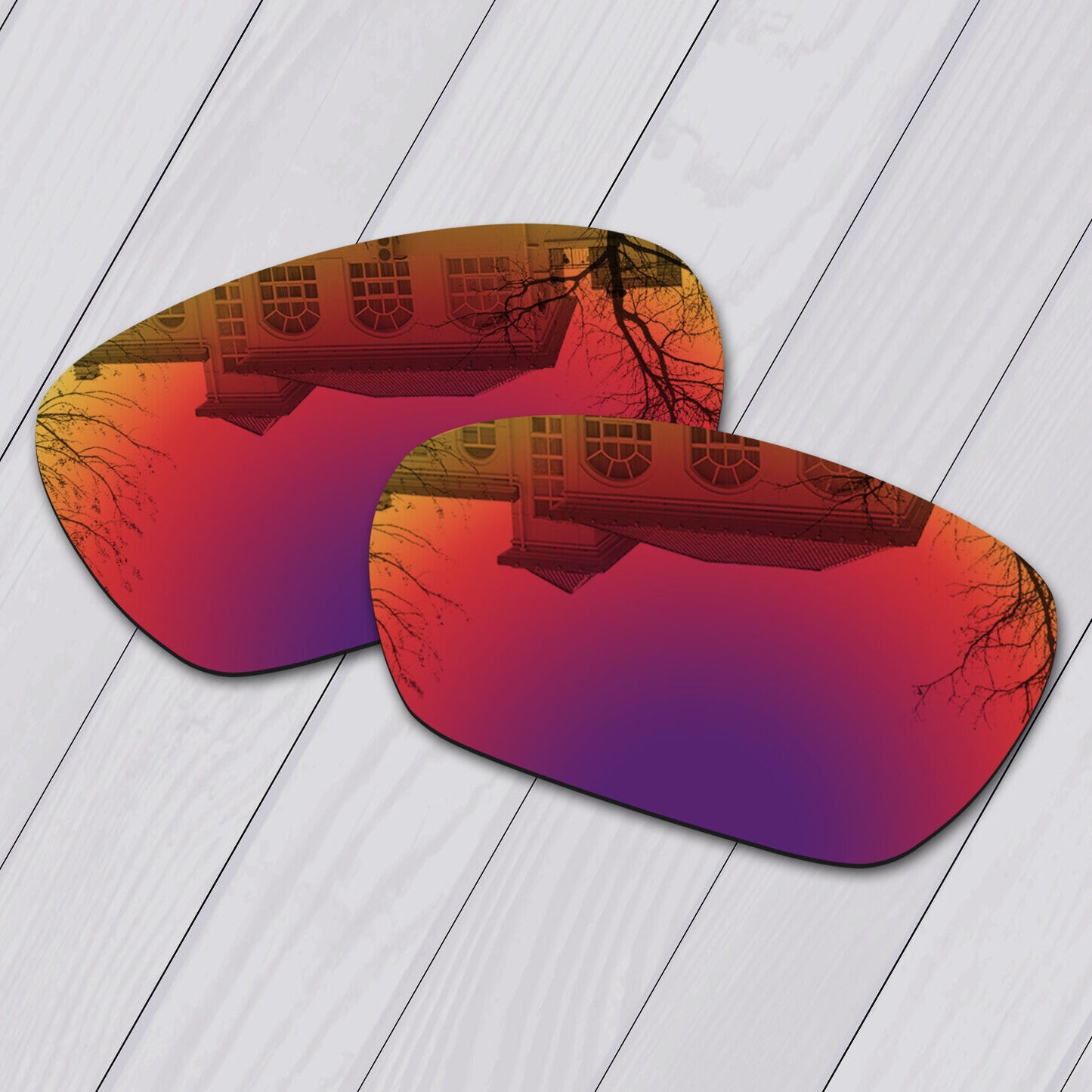 POLARIZED Replacement Lenses & Nose Pad For-Oakley Inmate Sunglass Anti-Scratch