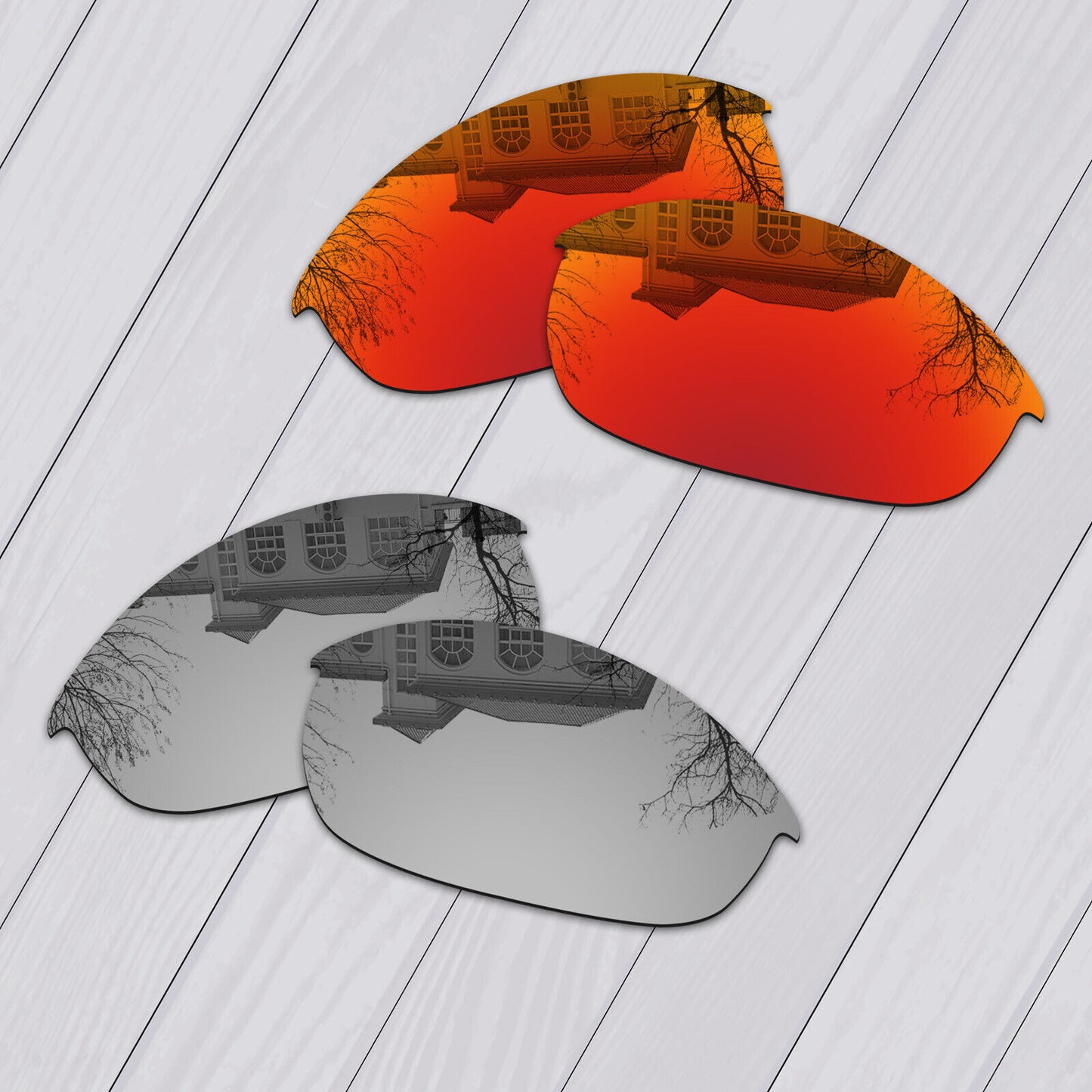 POLARIZED Replacement Lenses For-Oakley Half Jacket Sunglasses Anti-Scratch