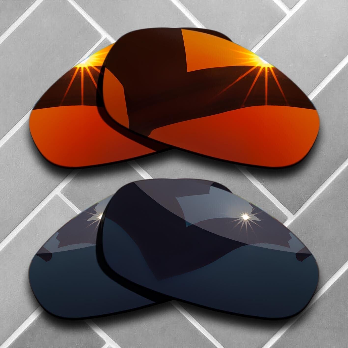 Replacement Rubber Kit Polarized Lenses for-Oakley Juliet Sunglass Choices US