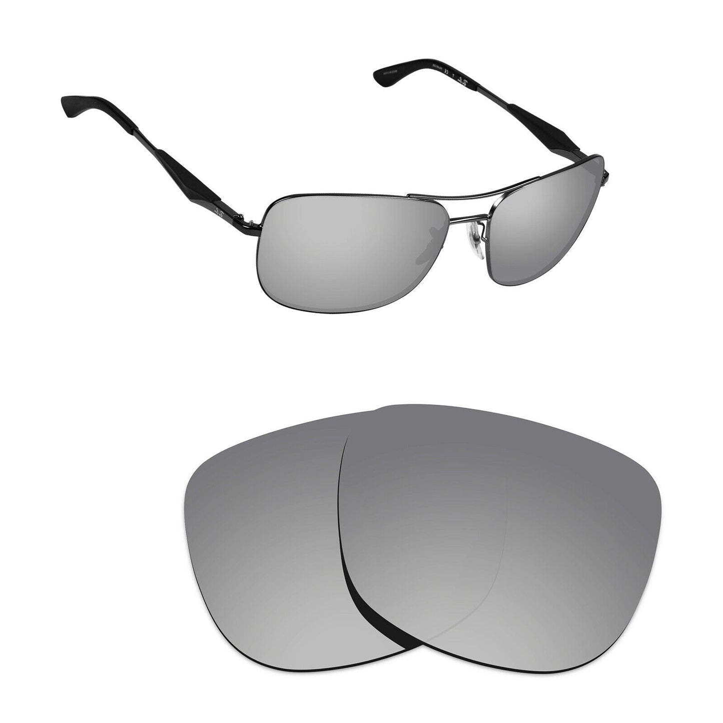 Hawkry Polarized Replacement Lenses for - RayBan-RB3515-61 Sunglass - Multiple