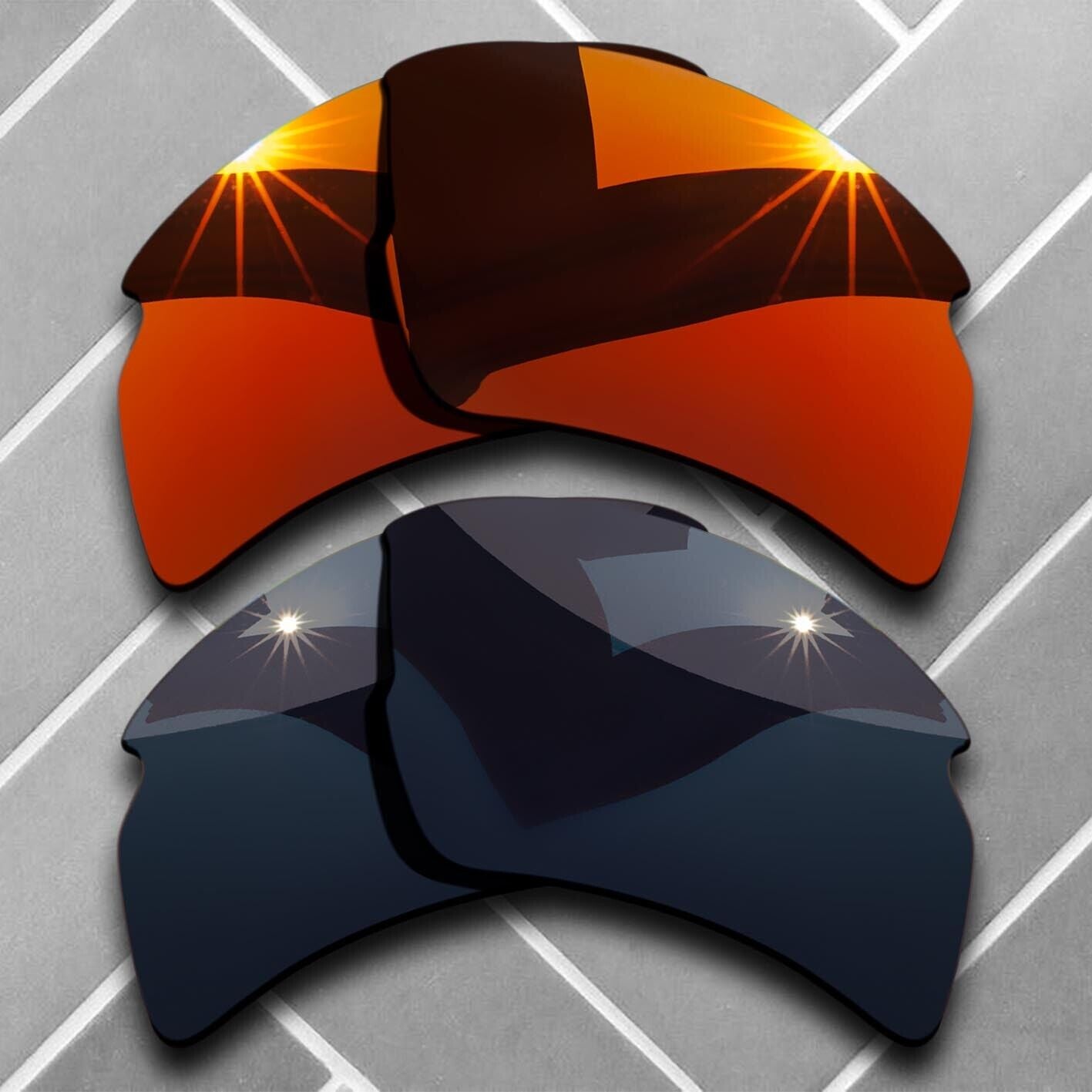 Polarized Replacement lenses for-Oakley Flak 2.0 XL Anti-Scratch Choices US