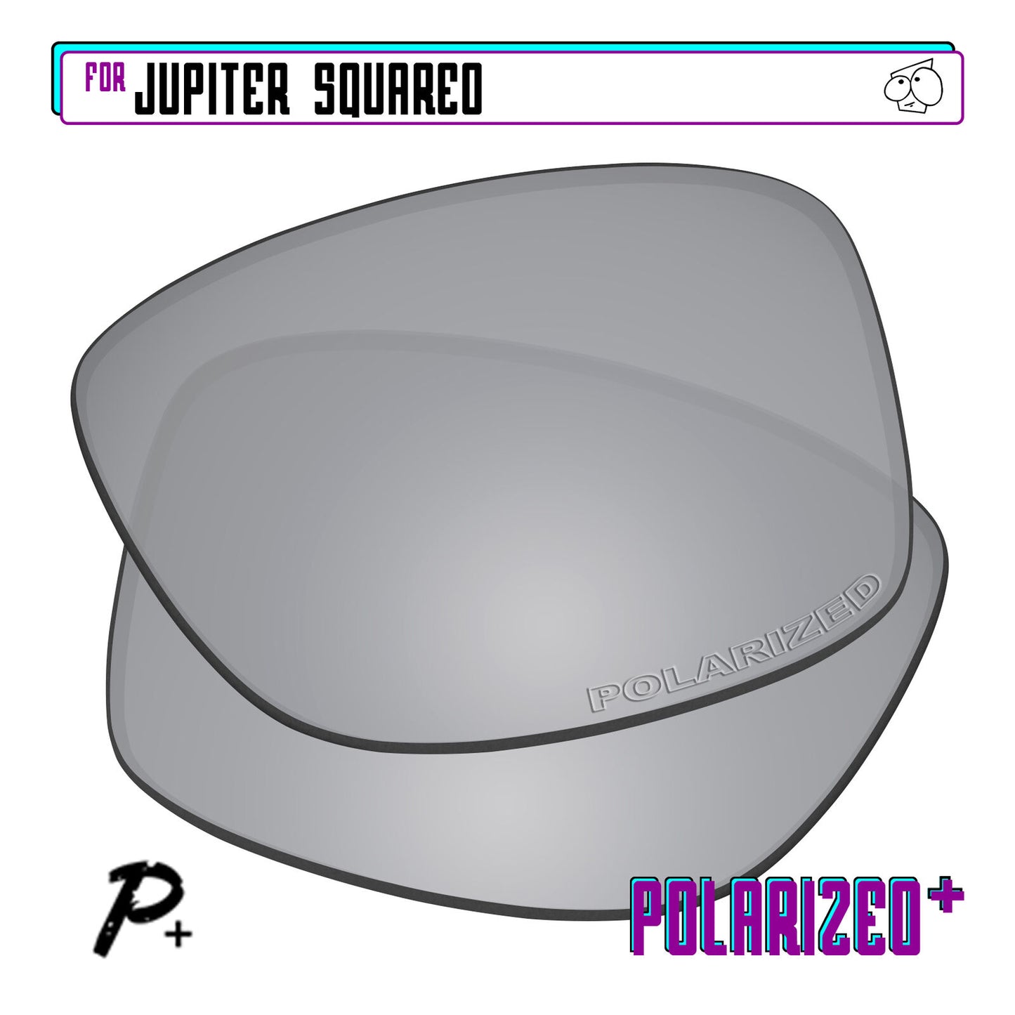 POLARIZED+ Replacement Lens For-Oakley Jupiter Squared Sunglass Anti-Scratch