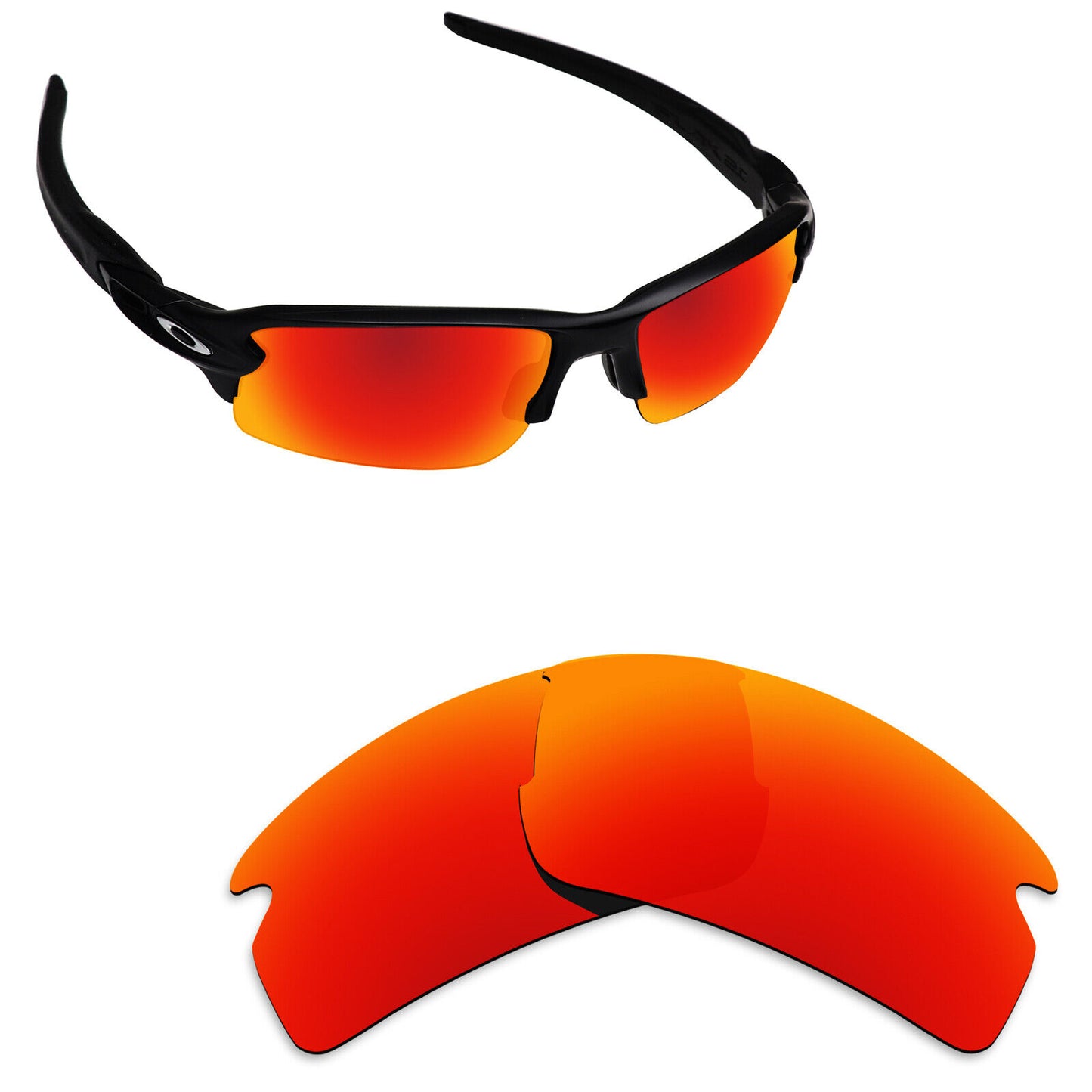 Hawkry Polarized Replacement Lens for-Oakley Flak 2.0 OO9295 Sunglass - Multiple