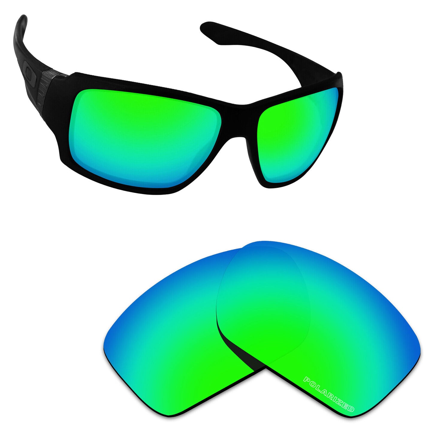 Hawkry Polarized Replacement Lenses for-Oakley Big Taco OO9173 Sunglass-Multiple