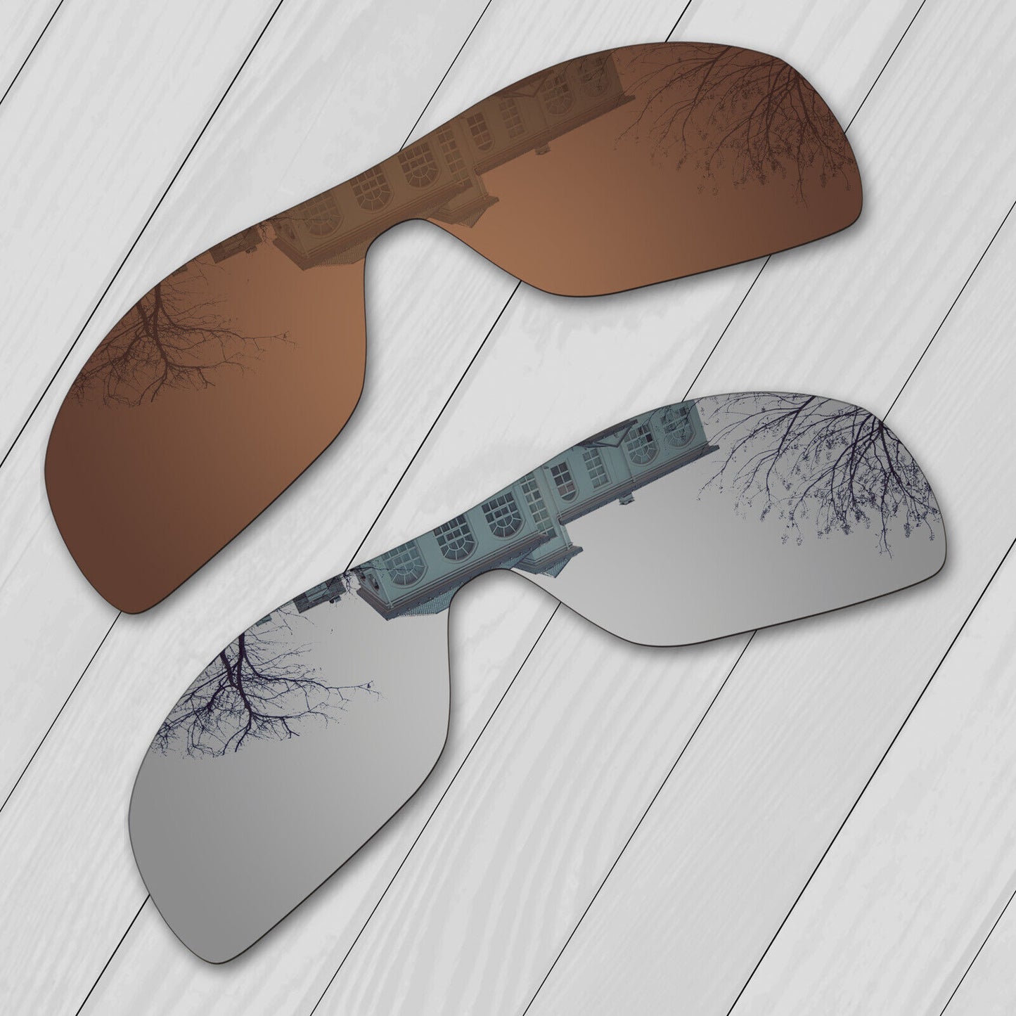 POLARIZED Replacement Lenses For-Oakley Oil Rig Sunglasses Anti-Scratch