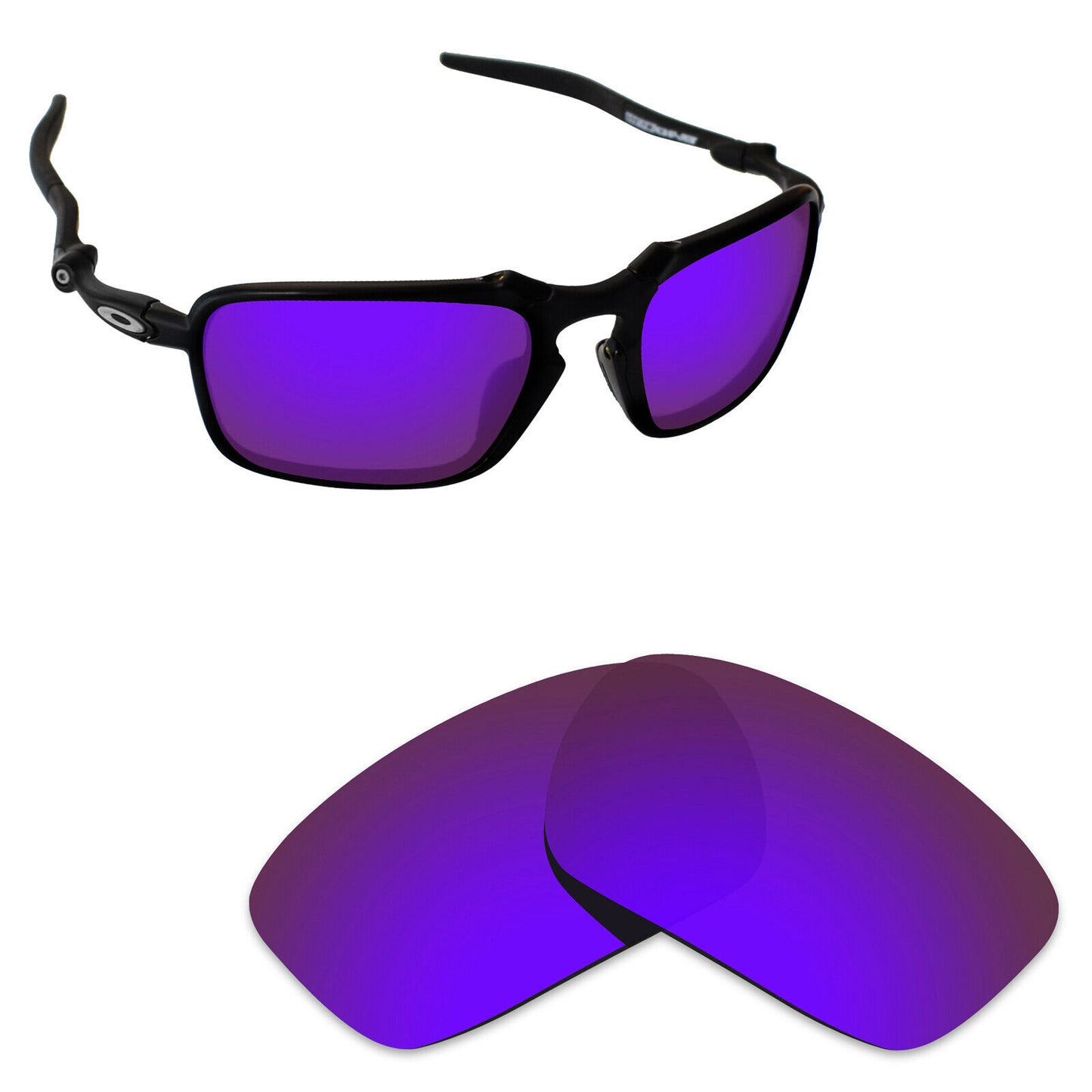Hawkry Polarized Replacement Lenses for-Oakley Badman OO6020 Sunglass - Multiple
