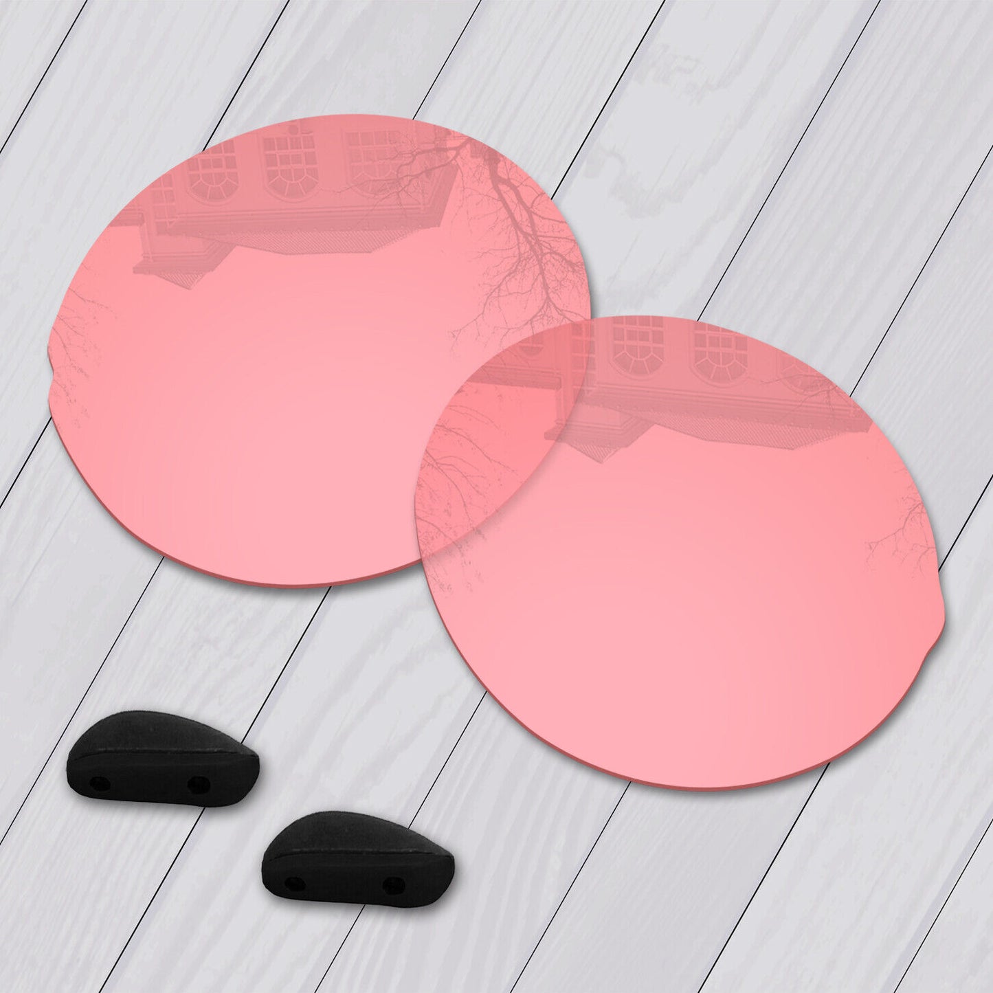 POLARIZED Replacement Lenses & Nose pad For-Oakley Madman OO6019 Anti-Scratch