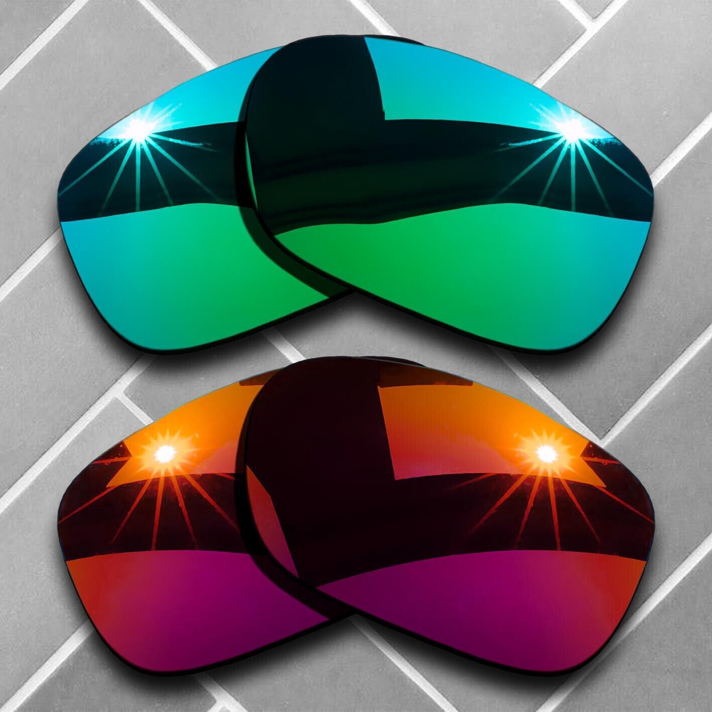 Polarized Replacement lenses for-Oakley Twoface Anti-Scratch Multiple Choices US