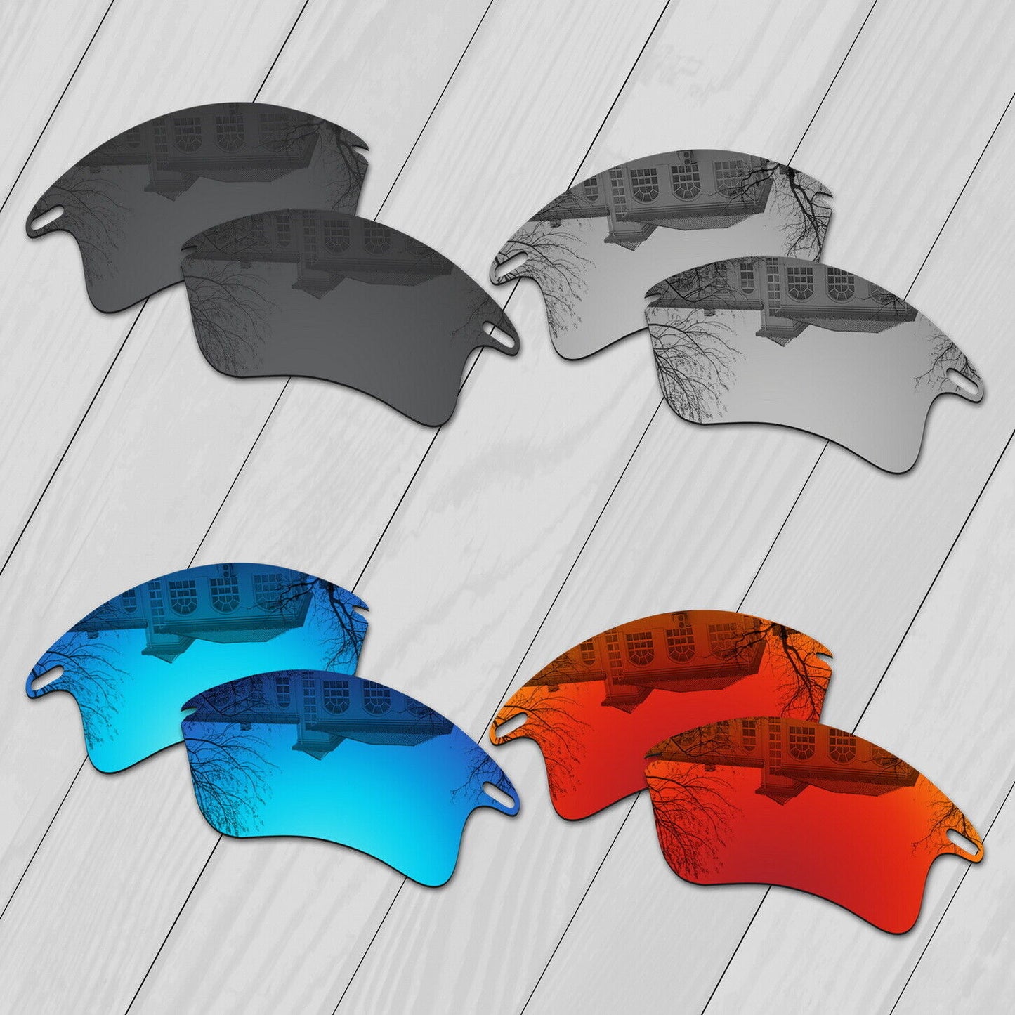 POLARIZED Replacement Lenses For-Oakley Fast Jacket XL OO9156 Anti-Scratch