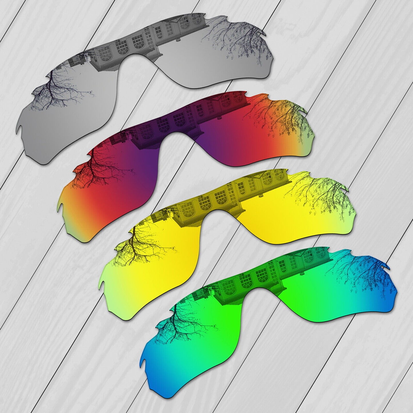 POLARIZED Replacement Lens & Kit For-Oakley RadarLock Edge Vented OO9183 Options