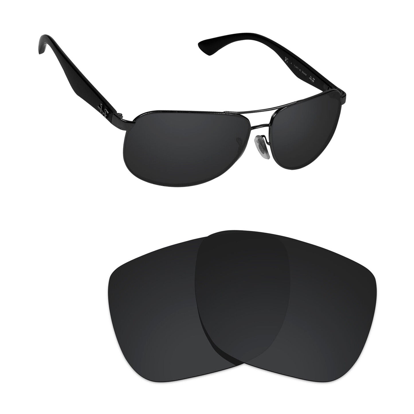 Hawkry Polarized Replacement Lenses for - RayBan-RB3502-61 Sunglass - Multiple