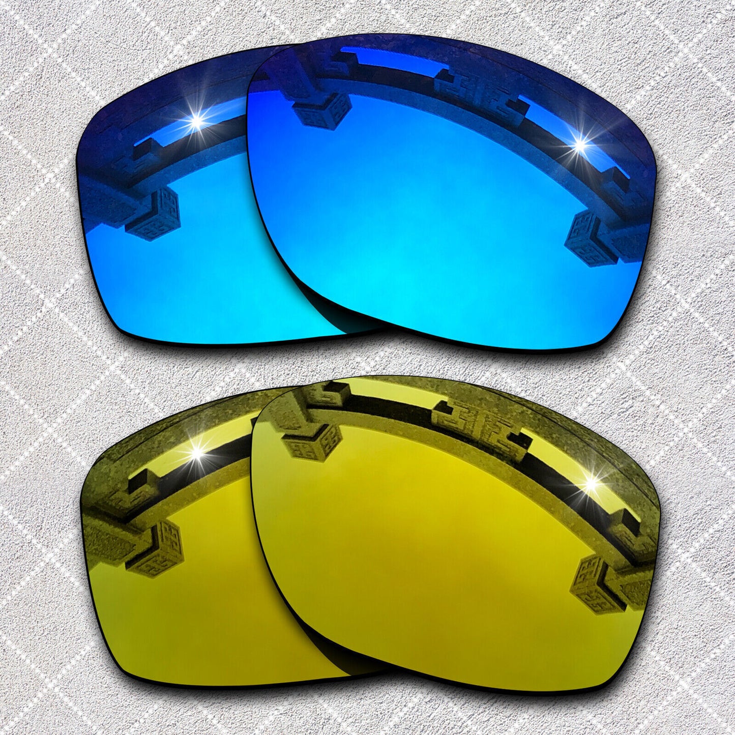 HeyRay Replacement Lenses for Pit Bull Asian Fit OO9161 Sunglasses Polarized-Opt