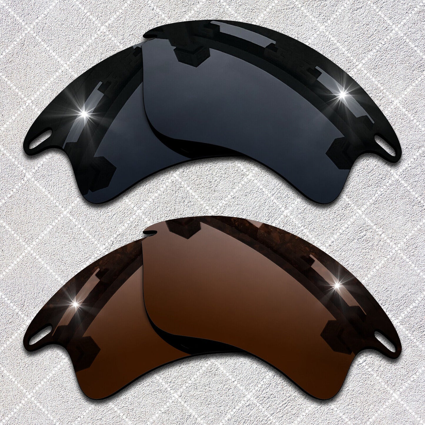 HeyRay Replacement Lenses for Fast Jacket XL OO9156 Sunglasses Polarized -Opt