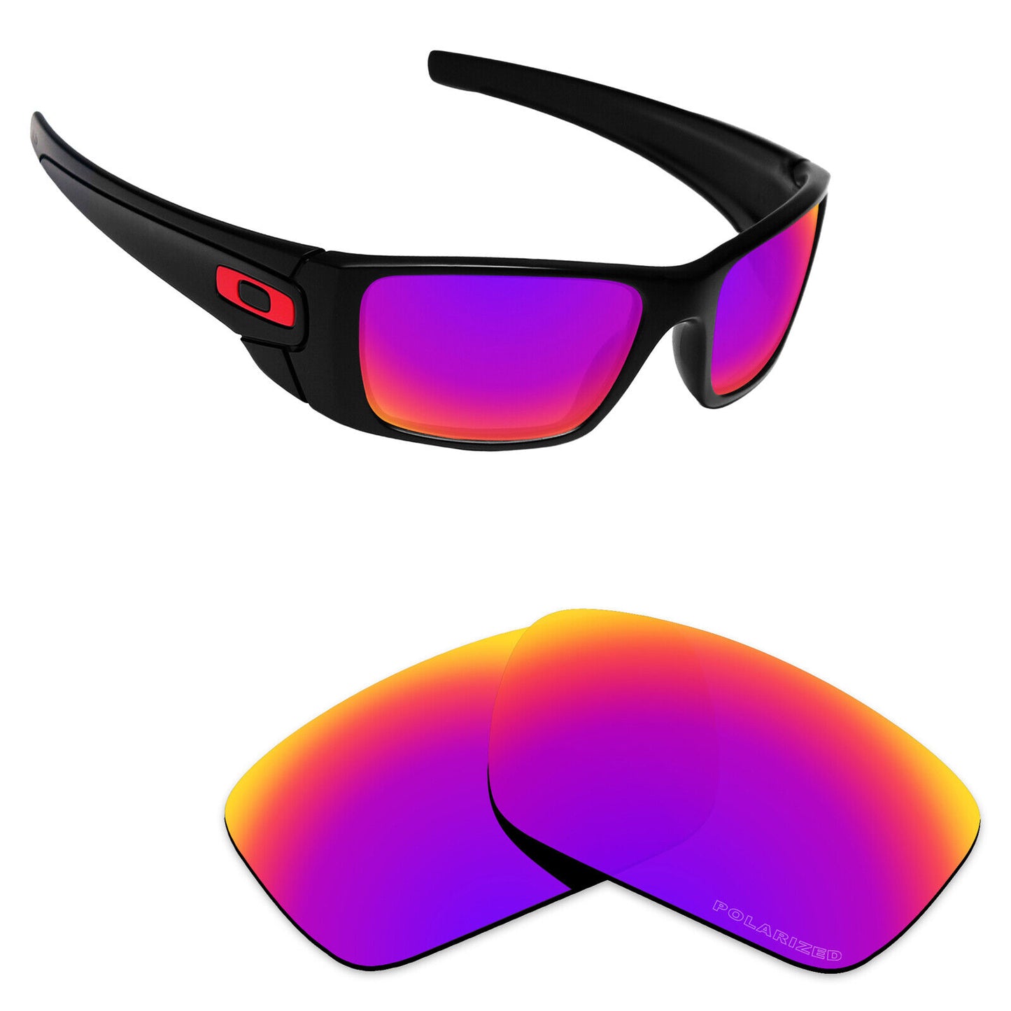 Hawkry Polarized Replacement Lenses for-Oakley Fuel Cell OO9096 - Options