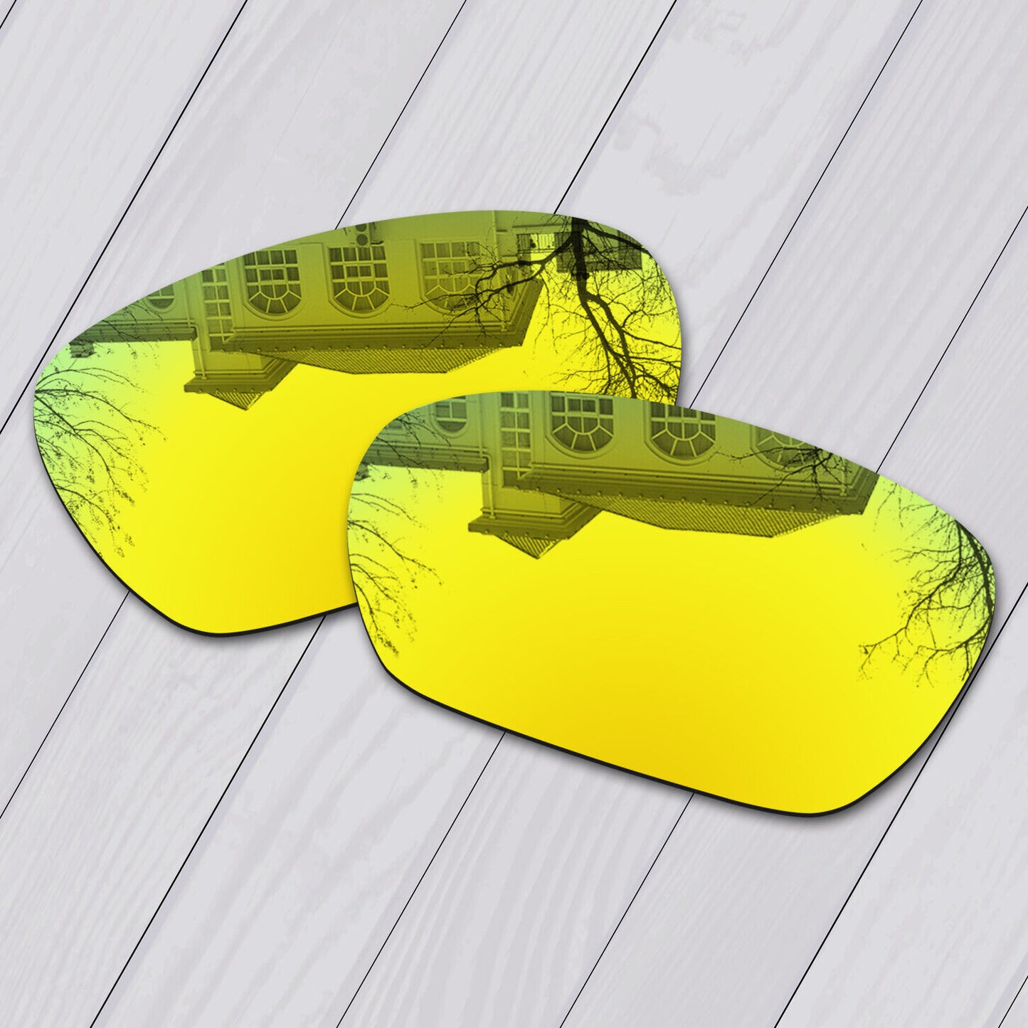 POLARIZED Replacement Lenses & Nose Pad For-Oakley Inmate Sunglass Anti-Scratch