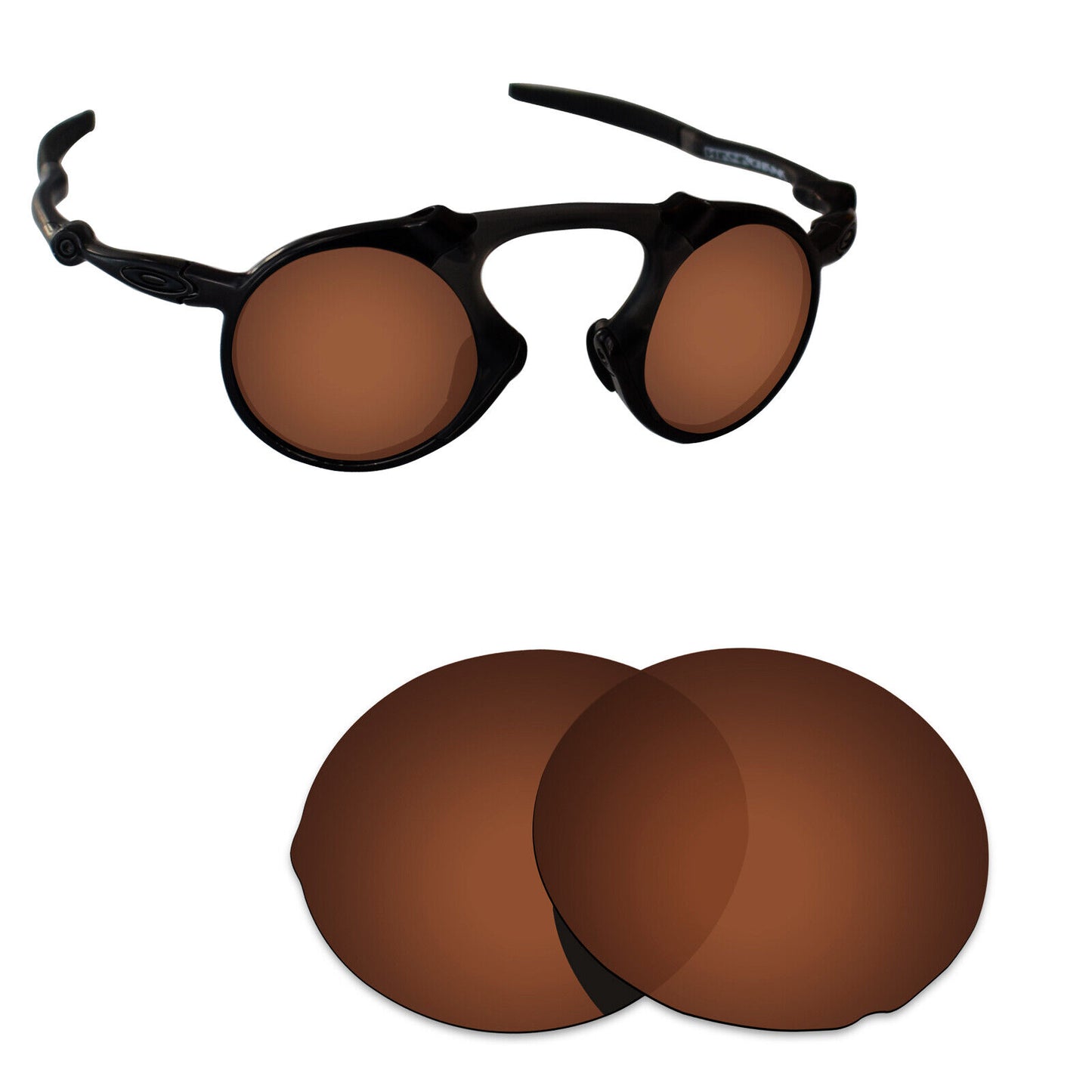 Hawkry Polarized Replacement Lenses for-Oakley Madman OO6019 Sunglass - Options