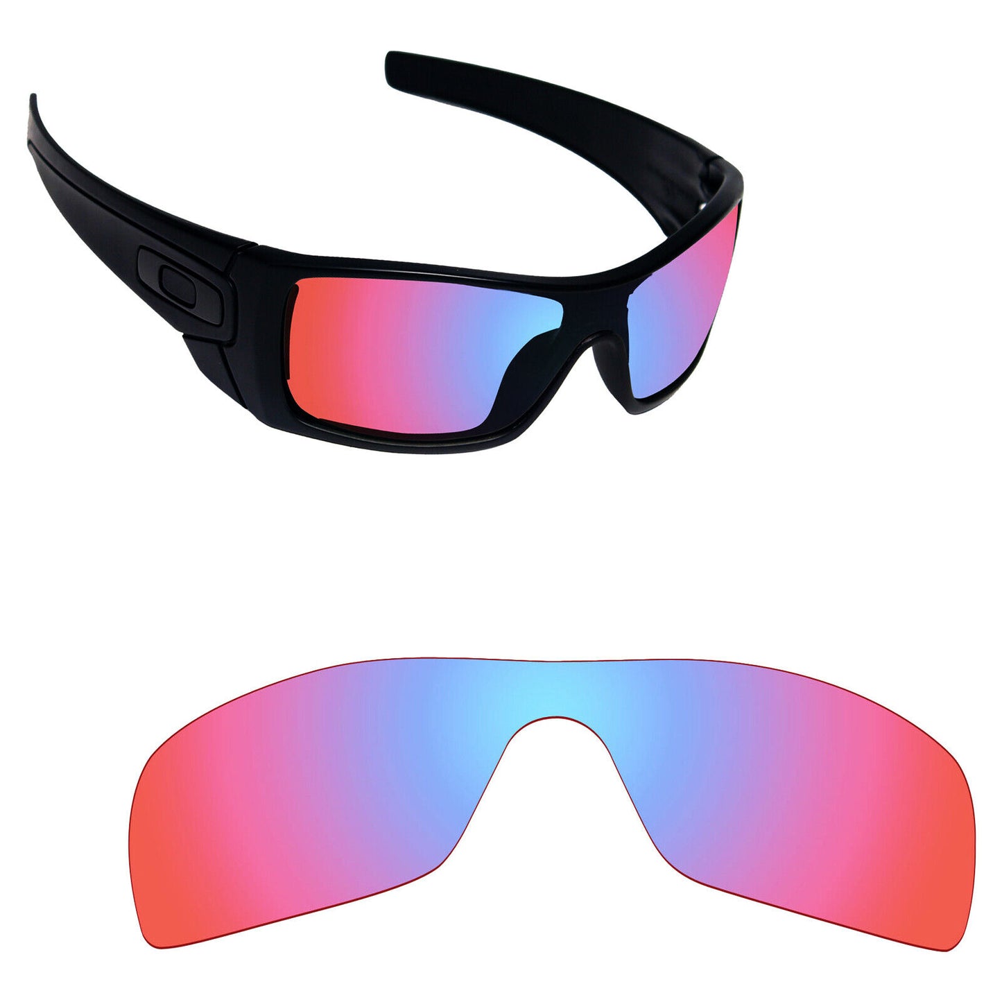 Hawkry Polarized Replacement Lenses for-Oakley Batwolf OO9101 Sunglass -Multiple