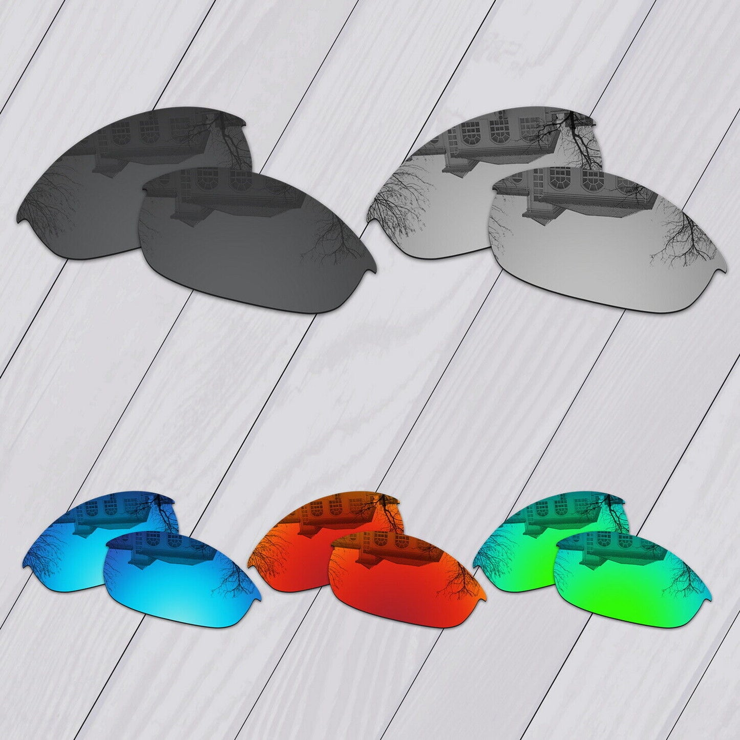 POLARIZED Replacement Lenses&Kit For-Oakley Half Jacket Sunglasses Anti-Scratch
