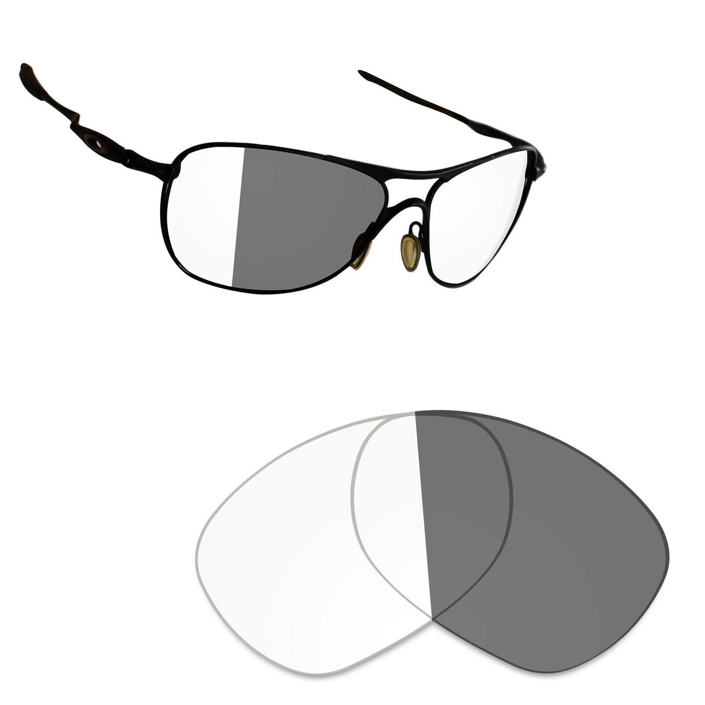 Hawkry Polarized Replacement Lens for-Oakley Crosshair New 2012 Sunglass