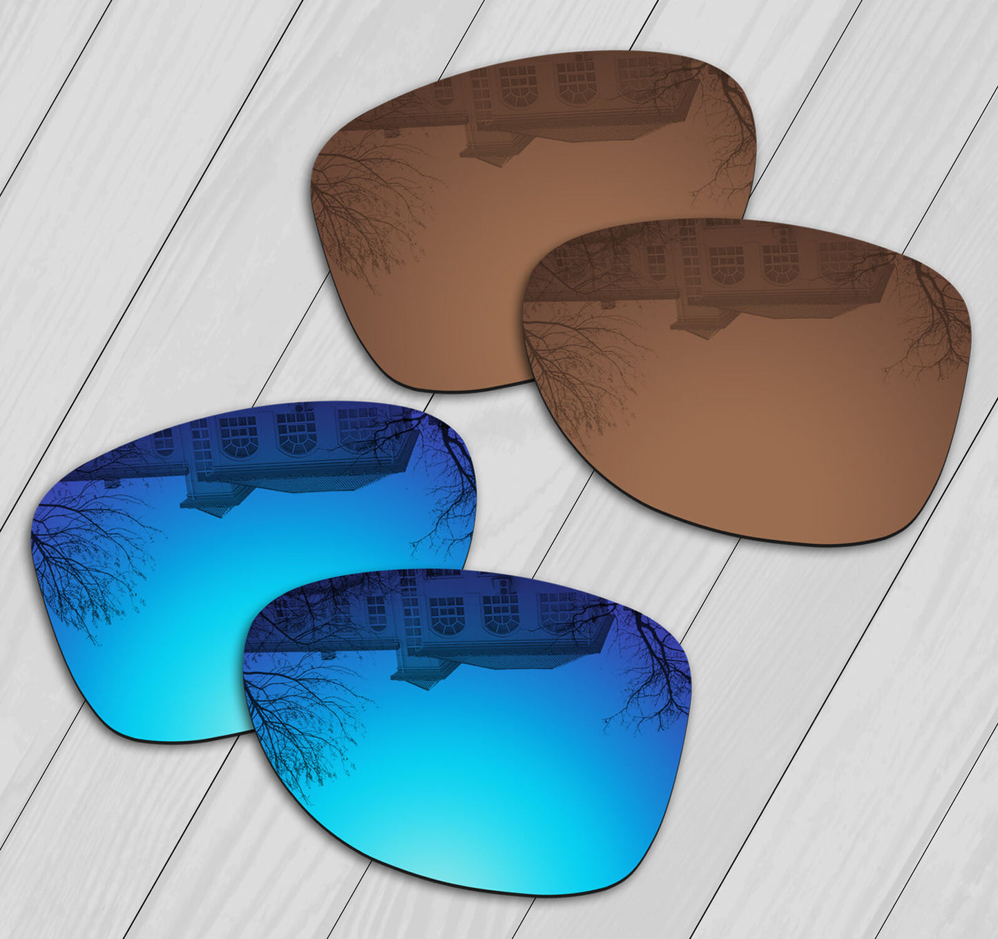 POLARIZED Replacement Lenses For-Oakley Crosshair 2012 Sunglasses Anti-Scratch