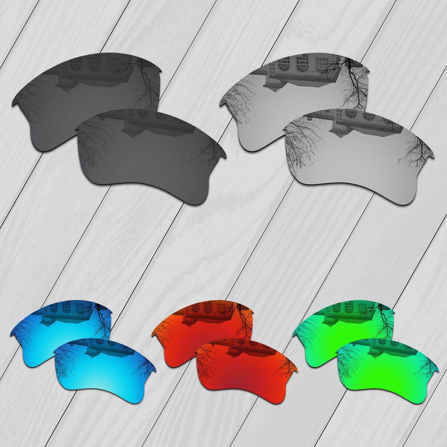 POLARIZED Replacement Lenses For-Oakley Half Jacket XLJ Anti-Scratch Options
