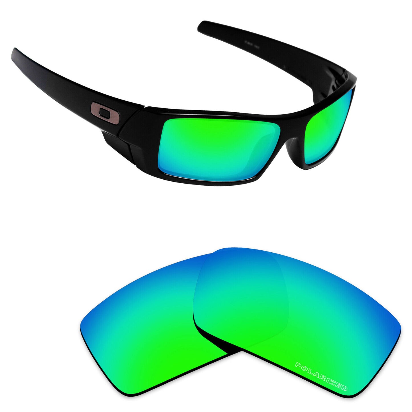 Hawkry Polarized Replacement Lenses for-Oakley Gascan Sunglass - Options