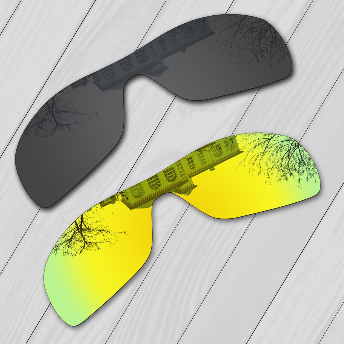 POLARIZED Replacement Lenses For-Oakley Oil Rig Sunglasses Anti-Scratch