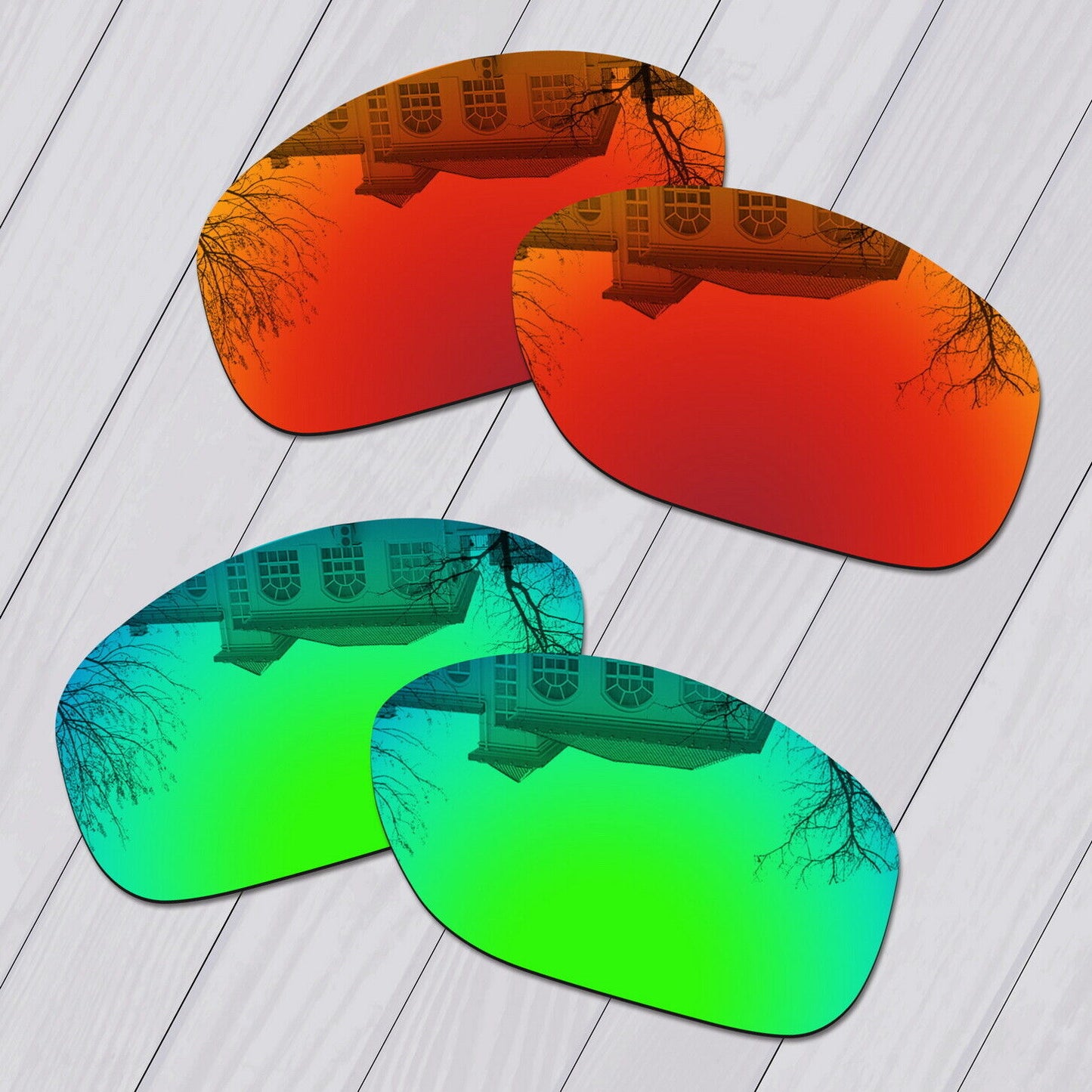 POLARIZED Replacement Lot Lenses For-Oakley Pit Bull OO9127 Anti-Scratch