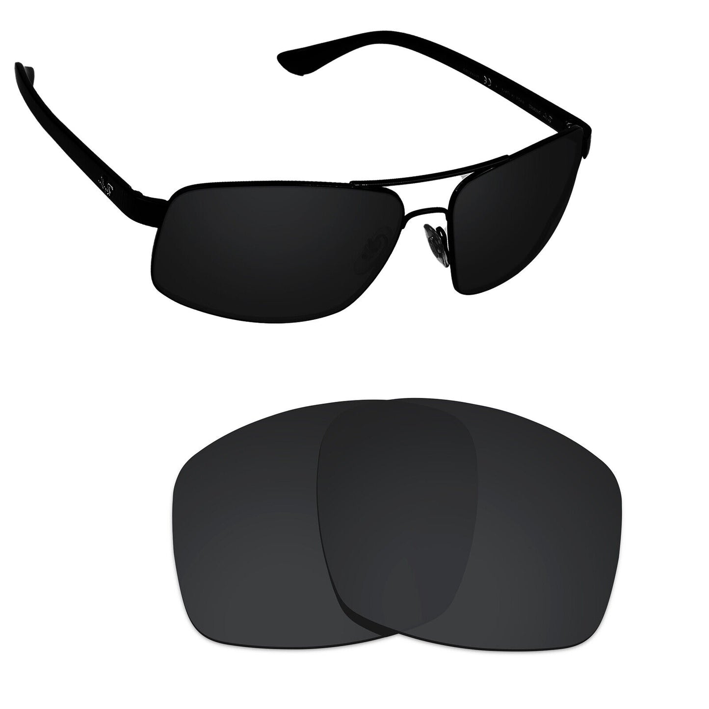 Hawkry Polarized Replacement Lenses for - RayBan-RB3604-62 Sunglass - Multiple