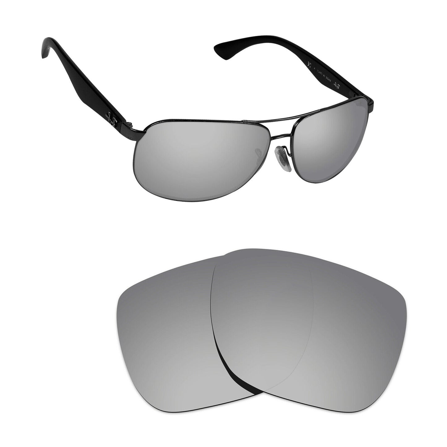 Hawkry Polarized Replacement Lenses for - RayBan-RB3502-61 Sunglass - Multiple