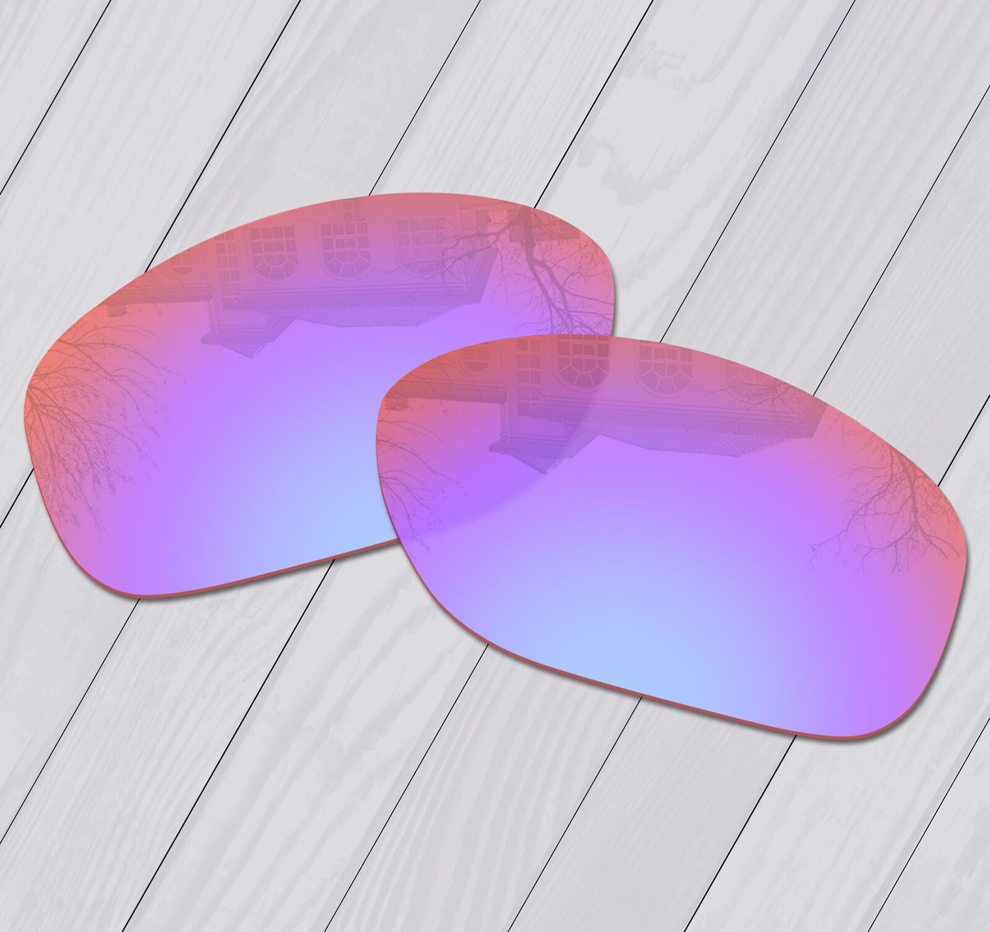 POLARIZED Replacement Lenses & Nose Pad For-Oakley Pit Bull OO9127 Anti-Scratch