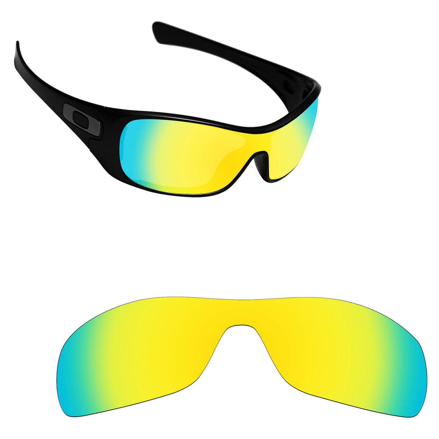 Hawkry Polarized Replacement Lenses for-Oakley Antix Sunglass - Options